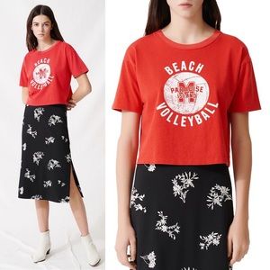 NWT Maje Tango Cropped Tee, M